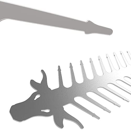 Barbecue Skewer Reusable Grill Sticks Bbq Fork Bbq Utensil Kitchen Outdoor Camping Accessories(E) - Image 5