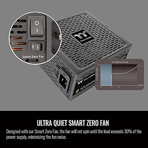 Thermaltake Toughpower GF3 1650W, True 600W 12VHPWR Connectors on PSU & NVIDIA RTX 40 series, ATX 3.0/PCI-E 5.0 Ready, 80+ Gold, SLI/Crossfire... - Image 4