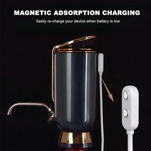VINOWAKE Triovino Electric Wine Aerator, Dispenser and Preserver By LINKSTYLE — 3-in-1 Instant Aeration For Improved Taste, Measured Pouring & Wine... - Image 6